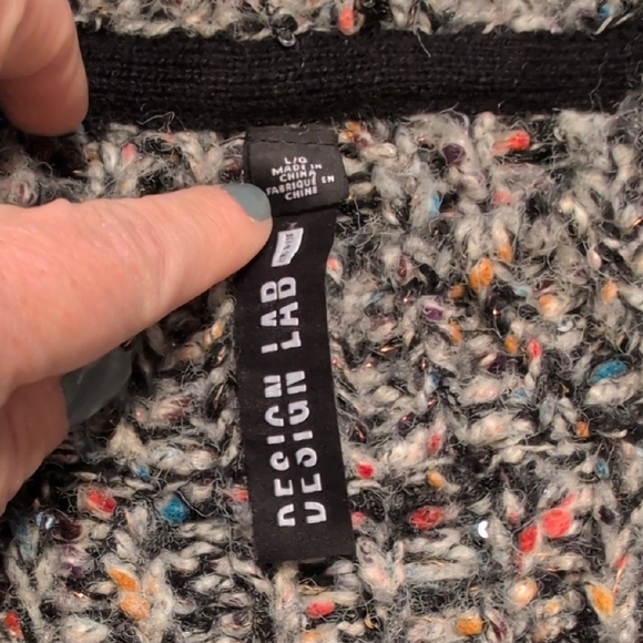 Design Lab Lord & Taylor Multicolor Knit Sweater - Picture 2 of 5